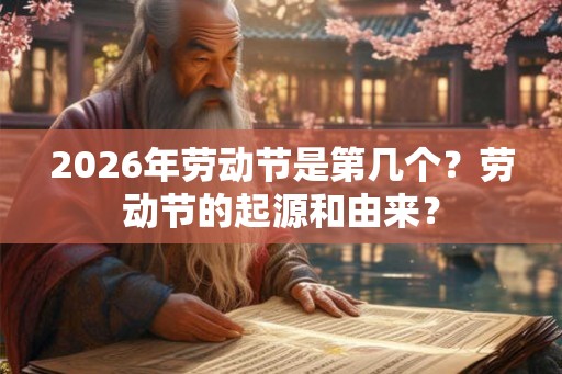 2026年劳动节是第几个？劳动节的起源和由来？