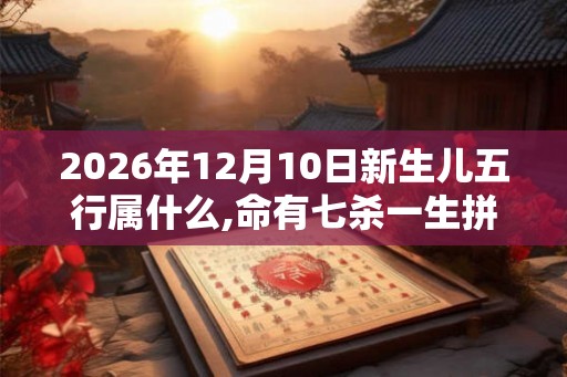 2026年12月10日新生儿五行属什么,命有七杀一生拼搏