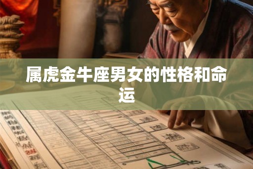 属虎金牛座男女的性格和命运