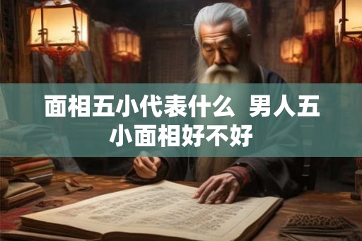 面相五小代表什么  男人五小面相好不好