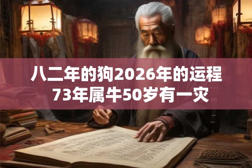 八二年的狗2026年的运程  73年属牛50岁有一灾