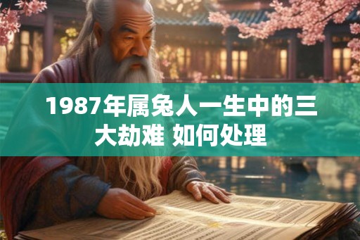 1987年属兔人一生中的三大劫难 如何处理