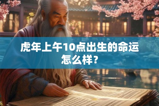 虎年上午10点出生的命运怎么样？