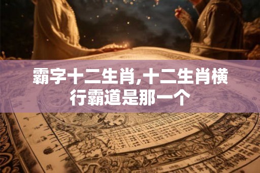 霸字十二生肖,十二生肖横行霸道是那一个