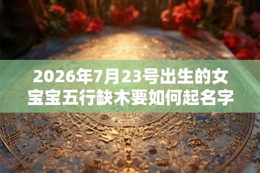 2026年7月23号出生的女宝宝五行缺木要如何起名字
