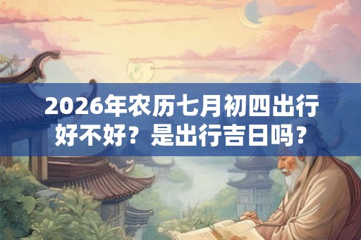 2026年农历七月初四出行好不好?是出行吉日吗? 2026年农历七月初四出行好不好?是出行吉日吗?