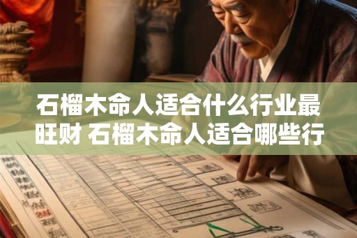 石榴木命人适合什么行业最旺财 石榴木命人适合哪些行业发财