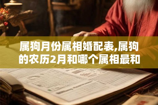 属狗月份属相婚配表,属狗的农历2月和哪个属相最和 属狗月份属相婚配表,属狗的农历2月和哪个属相最和