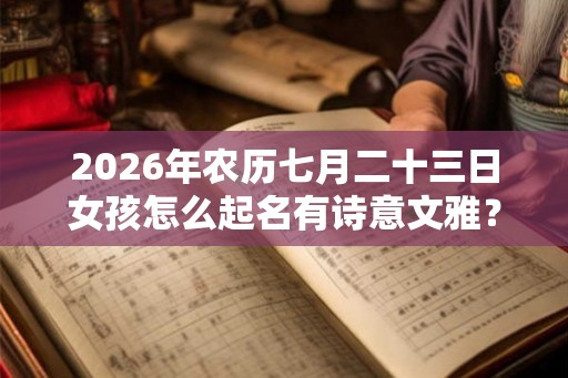 2026年农历七月二十三日女孩怎么起名有诗意文雅? 2026年农历七月二十三日女孩怎么起名有诗意文雅?