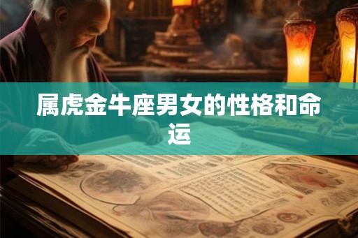 属虎金牛座男女的性格和命运