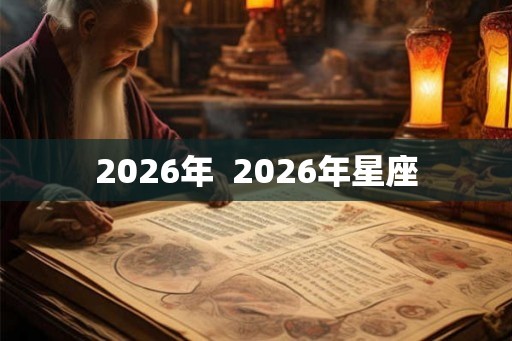 2026年  2026年星座