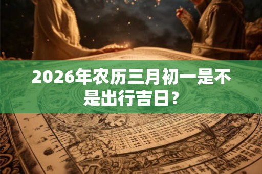 2026年农历三月初一是不是出行吉日？