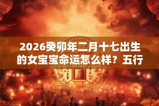 2026癸卯年二月十七出生的女宝宝命运怎么样？五行查询