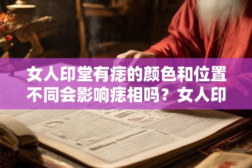 女人印堂有痣的颜色和位置不同会影响痣相吗？女人印堂痣相大全
