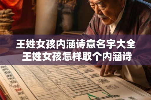 王姓女孩内涵诗意名字大全 王姓女孩怎样取个内涵诗意名字