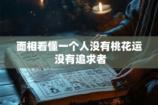 面相看懂一个人没有桃花运 没有追求者