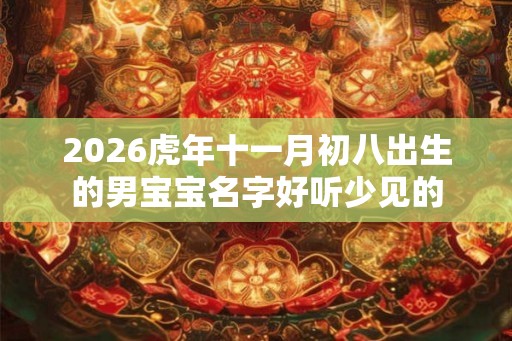 2026虎年十一月初八出生的男宝宝名字好听少见的