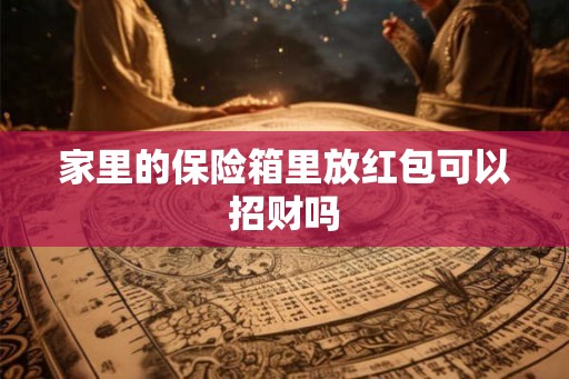 家里的保险箱里放红包可以招财吗
