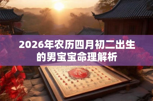 2026年农历四月初二出生的男宝宝命理解析
