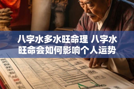 八字水多水旺命理 八字水旺命会如何影响个人运势