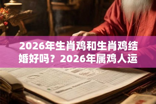 2026年生肖鸡和生肖鸡结婚好吗?2026年属鸡人运气怎么样? 2026年生肖鸡和生肖鸡结婚好吗?2026年属鸡人运气怎么样?