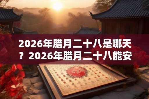 2026年腊月二十八是哪天？2026年腊月二十八能安床吗？