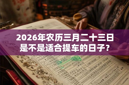 2026年农历三月二十三日是不是适合提车的日子? 2026年农历三月二十三日是不是适合提车的日子?