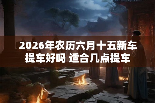 2026年农历六月十五新车提车好吗 适合几点提车