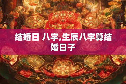 结婚日 八字,生辰八字算结婚日子