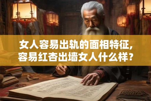 女人容易出轨的面相特征,容易红杏出墙女人什么样? 女人容易出轨的面相特征,容易红杏出墙女人什么样?