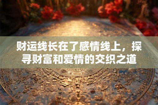 财运线长在了感情线上，探寻财富和爱情的交织之道