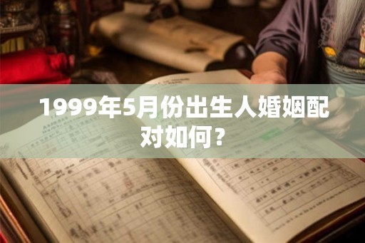 1999年5月份出生人婚姻配对如何？