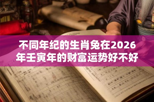不同年纪的生肖兔在2026年壬寅年的财富运势好不好？