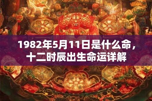 1982年5月11日是什么命,十二时辰出生命运详解 1982年5月11日是什么命,十二时辰出生命运详解