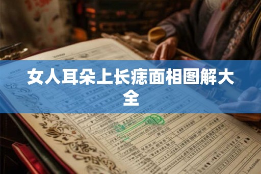 女人耳朵上长痣面相图解大全 女人耳朵上长痣面相图解大全