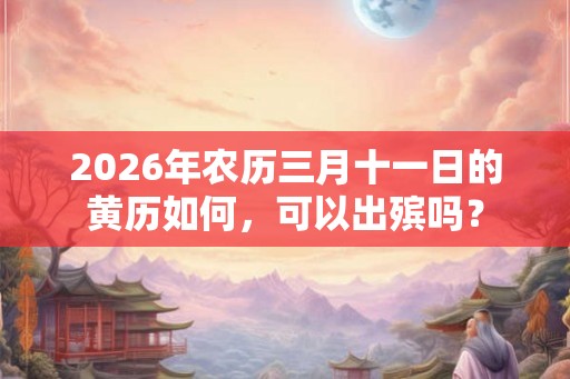 2026年农历三月十一日的黄历如何，可以出殡吗？