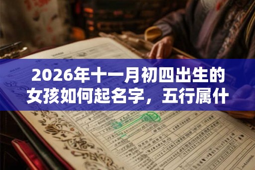 2026年十一月初四出生的女孩如何起名字，五行属什么