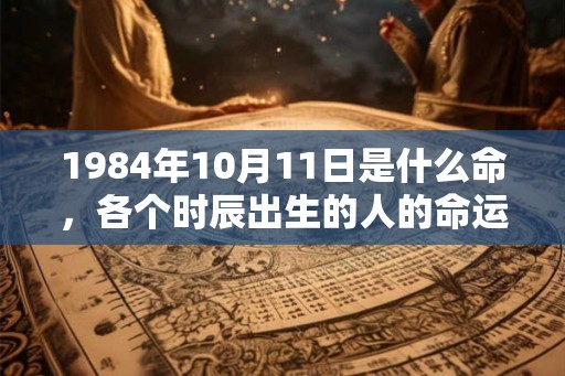 1984年10月11日是什么命，各个时辰出生的人的命运