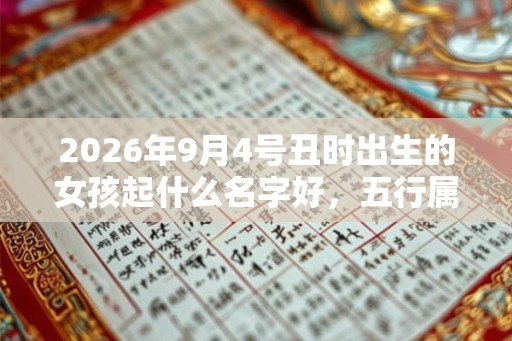 2026年9月4号丑时出生的女孩起什么名字好,五行属什么 2026年9月4号丑时出生的女孩起什么名字好,五行属什么