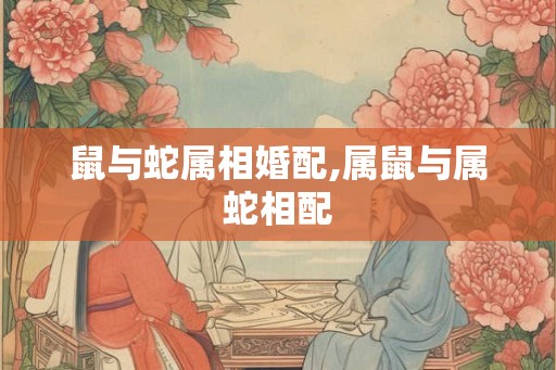 鼠与蛇属相婚配,属鼠与属蛇相配