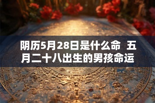 阴历5月28日是什么命 五月二十八出生的男孩命运 阴历5月28日是什么命 五月二十八出生的男孩命运