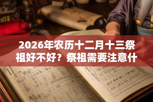 2026年农历十二月十三祭祖好不好？祭祖需要注意什么？