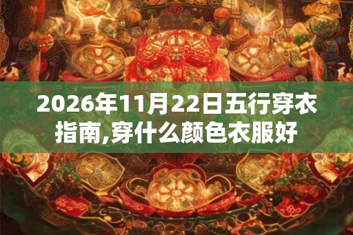 2026年11月22日五行穿衣指南,穿什么颜色衣服好