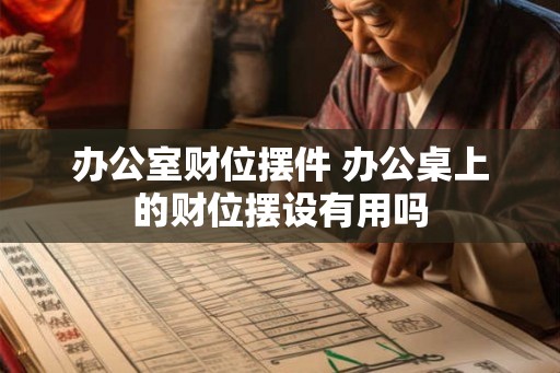办公室财位摆件 办公桌上的财位摆设有用吗
