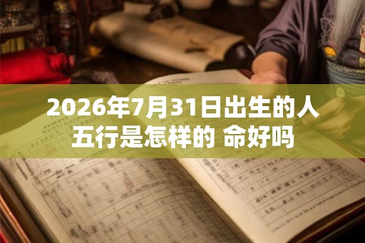 2026年7月31日出生的人五行是怎样的 命好吗 2026年7月31日出生的人五行是怎样的 命好吗