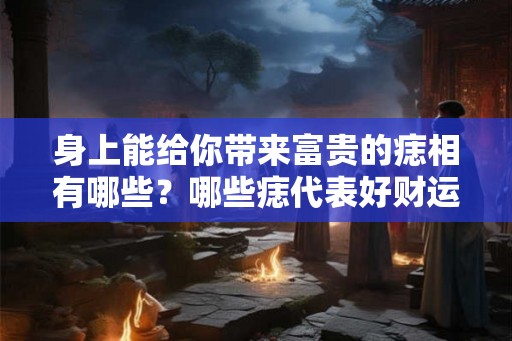 身上能给你带来富贵的痣相有哪些？哪些痣代表好财运？