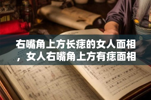 右嘴角上方长痣的女人面相，女人右嘴角上方有痣面相图解