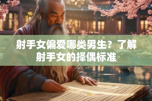 射手女偏爱哪类男生？了解射手女的择偶标准