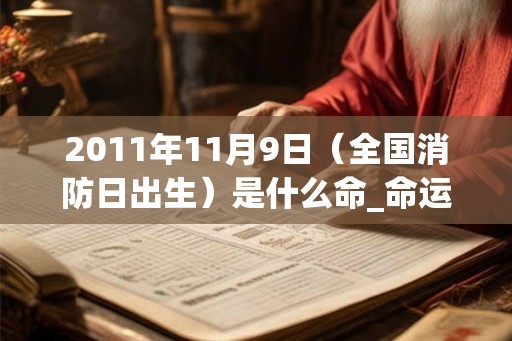 2011年11月9日（全国消防日出生）是什么命_命运如何
