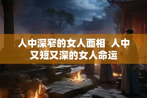 人中深窄的女人面相  人中又短又深的女人命运